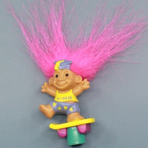 1990s Graduation Troll Doll Pencil Top