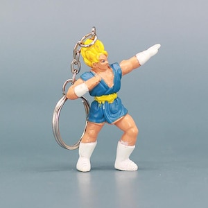 Vintage Super Saiyan Keychain – 90s Anime Collectible