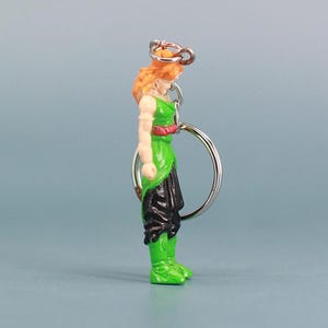 Dragon Ball Z Broly Mini Figure Keychain – Retro Anime Toy