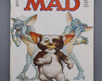 Revista MAD vintage n.° 249 – Edición parodia de Gremlins de 1984