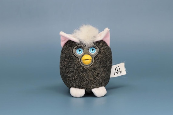 Vintage 2000 Mcdonalds Furby Plush Toy Tiger Electronics Happy