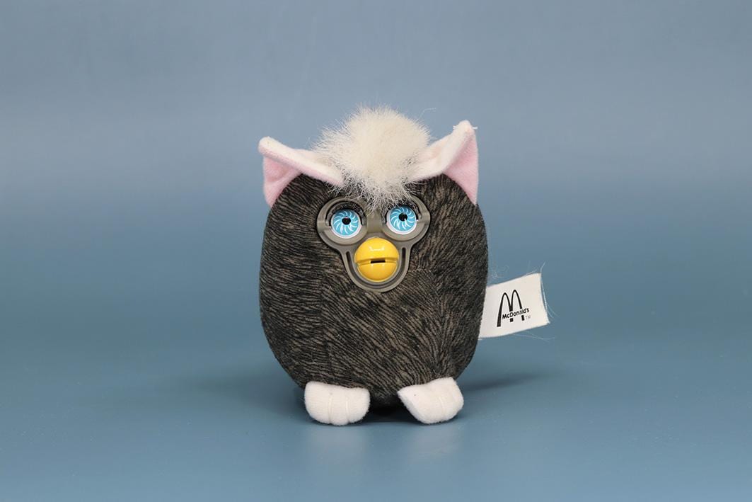 Vintage 2000 Mcdonalds Furby Plush Toy Tiger Electronics Happy