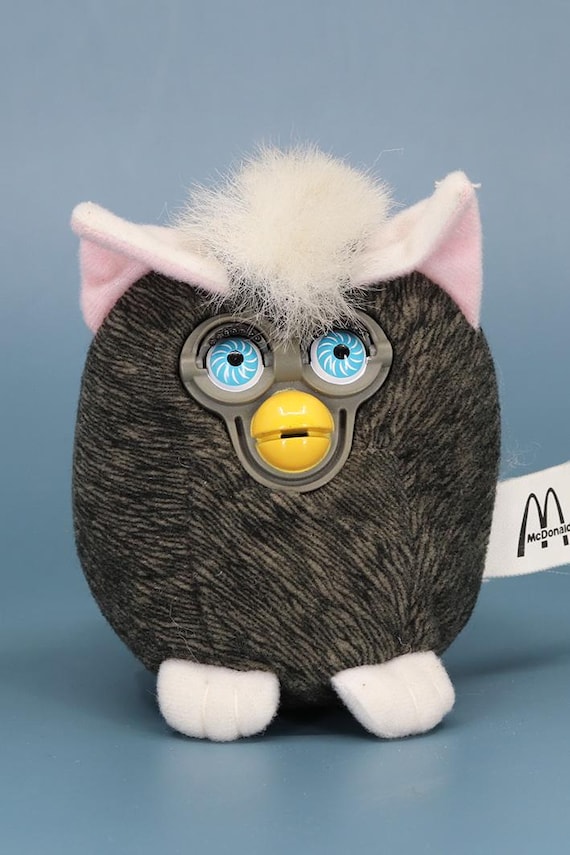 Vintage 2000 Mcdonalds Furby Plush Toy Tiger Electronics Happy