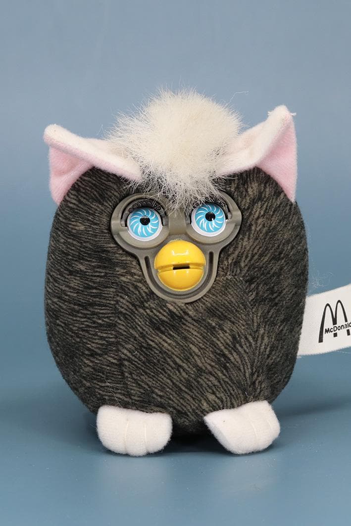 Vintage 2000 Mcdonalds Furby Plush Toy Tiger Electronics Happy