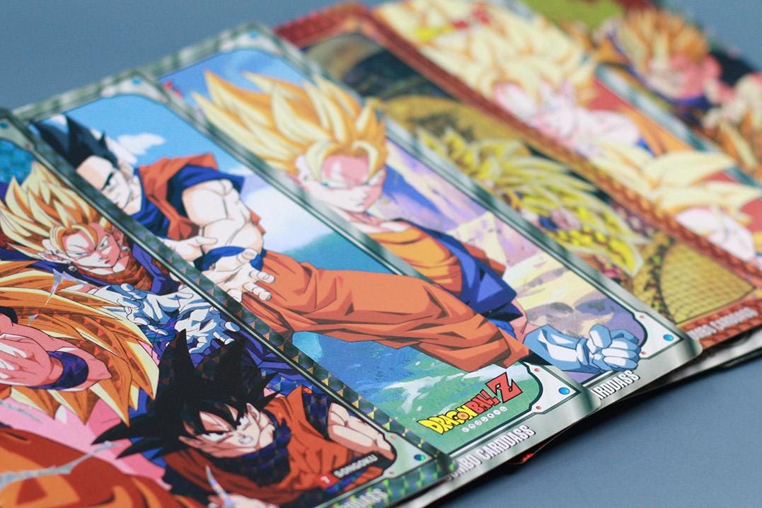 Rare 1996 Dragon Ball Z Jumbo Carddass Set (6 Cards) – Bandai