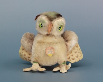 Vintage Steiff Owl Wittie (1954-1958) - Rare Collectible