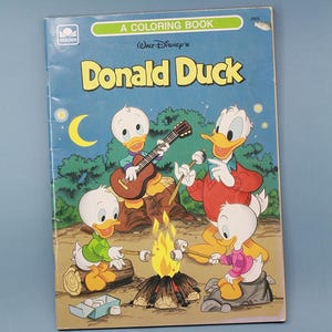 Donald Duck-kleurboek 1991 – gedeeltelijk gekleurd (3/48 pagina&#39;s)
