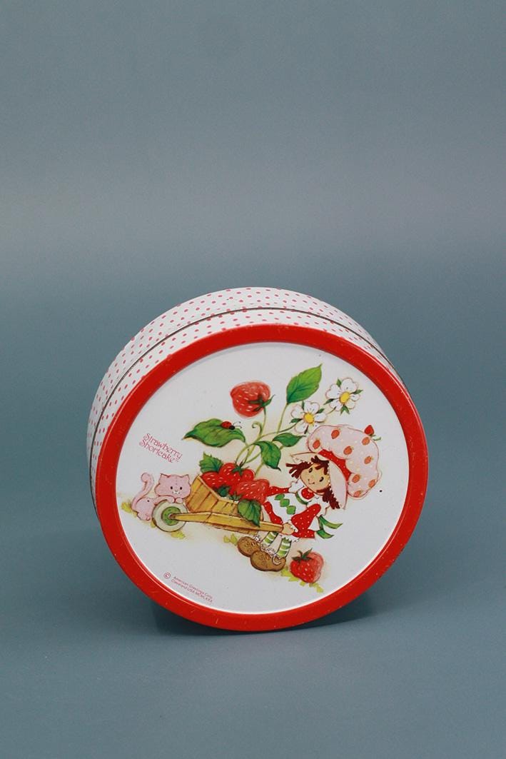 Ancien poupée strawberry shortcake Charlotte Fraises orange blossom 1981