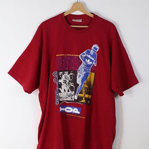 ADIDAS Sports Shirt in Maroon Red Colour | Y2K Summer