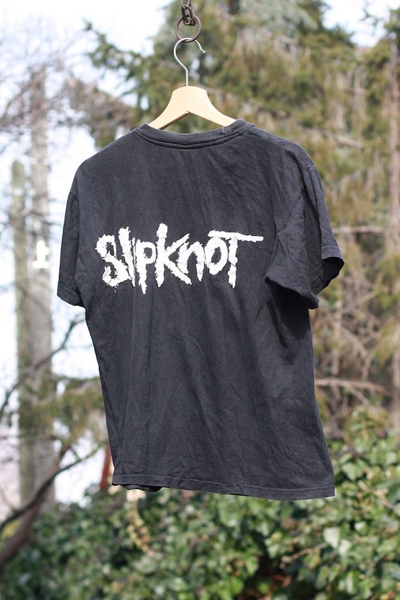 Early 2000s Slipknot T-shirt – Vintage Band Tee – Authentic Wear