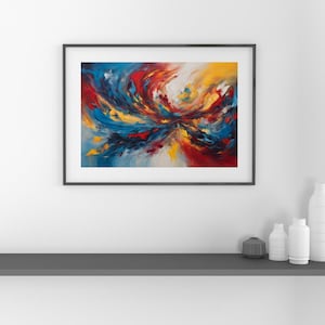 Cartel de arte abstracto