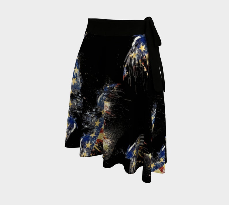 Sparkling Eagle Wrap Skirt