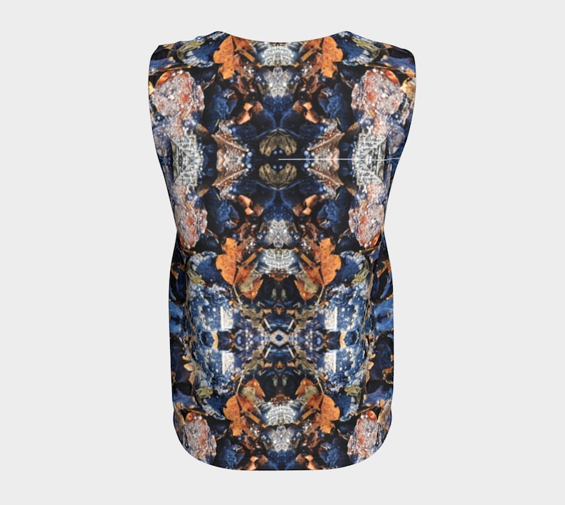 Frosted Leaves Loose Tank Top