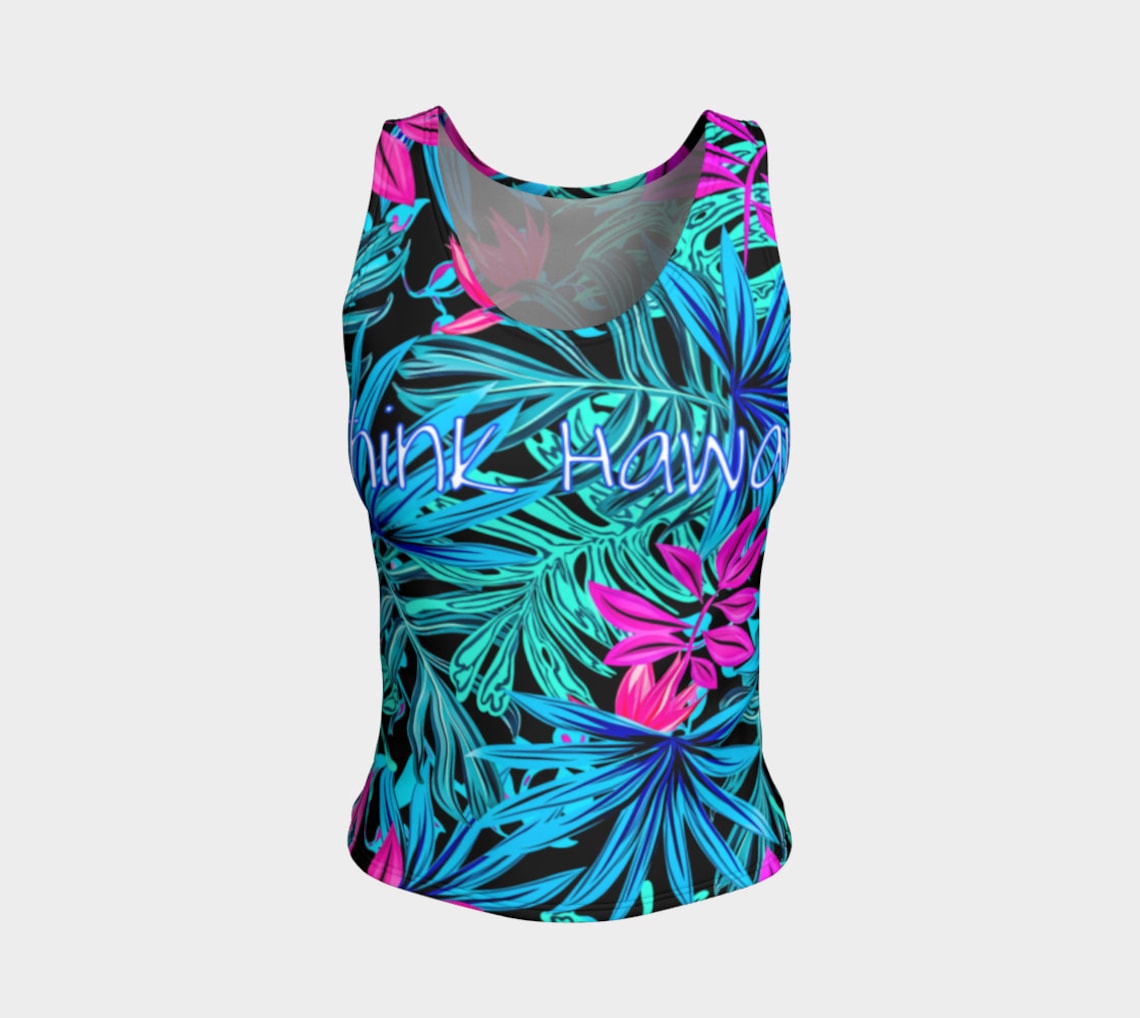 Think Hawaii Fitted Tank Top Etsy
