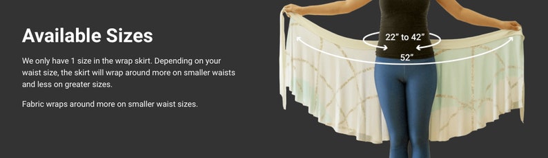 Sparkling Eagle Wrap Skirt
