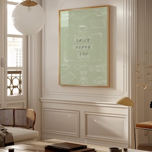 Emily Henry Book Lover Poster: Cozy Coastal Beach Art  (Digital Download)