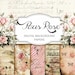 Digital Paper - Digital Kit 'Paris Rose' - Coordinates Pack 2, Great for Scrapbooking, Journals, Card Making and Mixed Media Projects 