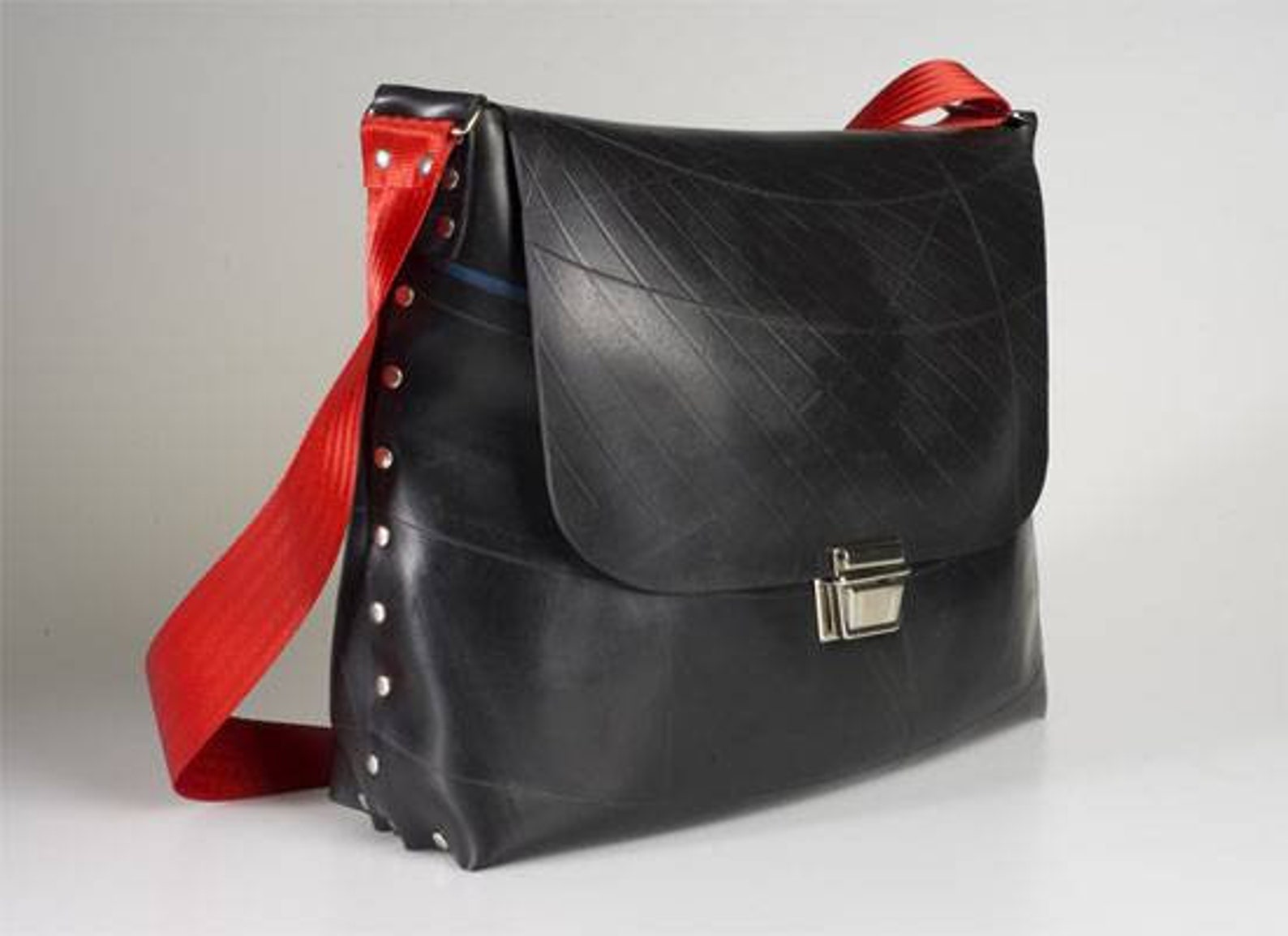 Laptop / Messenger Bag Designer Upcycled Inner Tube Hand Bag Etsy