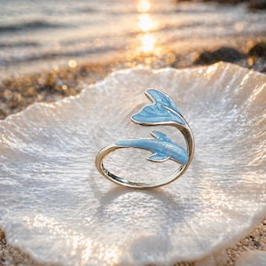Dolphin Ring - Etsy