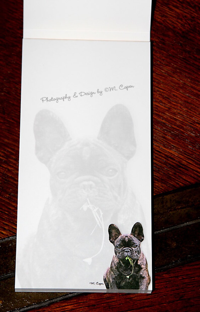 French Bulldog Pad of paper Fifty Pages in Each Pad with Cover
