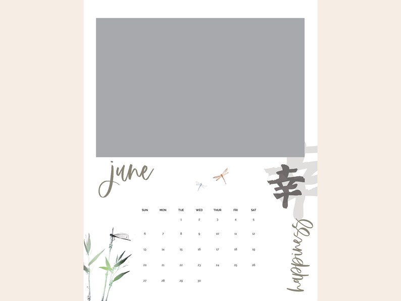 20234 Custom Photo Calendar 2024 Personalized Calendar Using Etsy