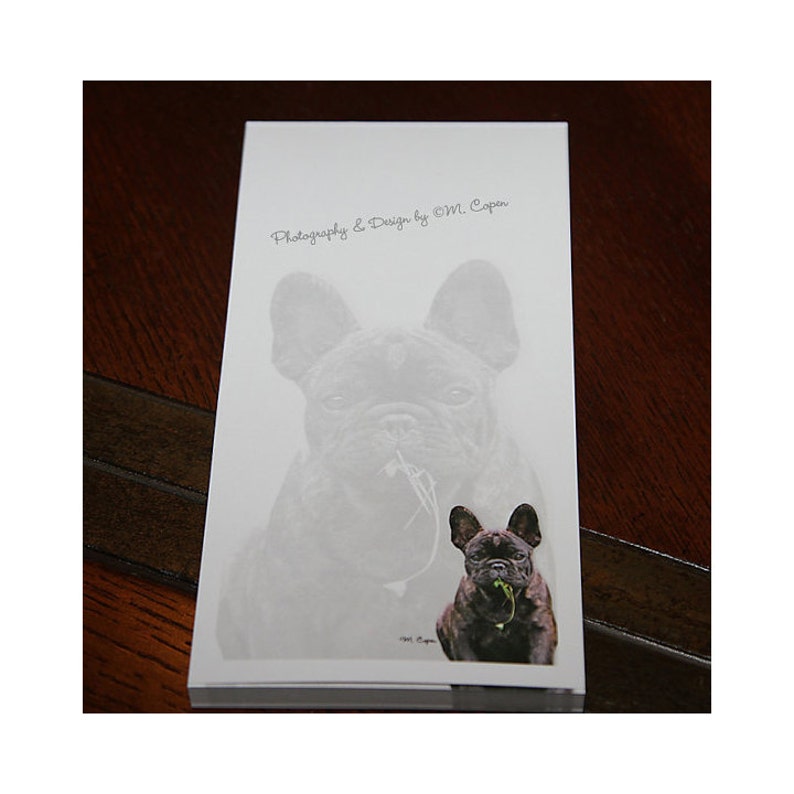 French Bulldog Pad of paper Fifty Pages in Each Pad with Cover