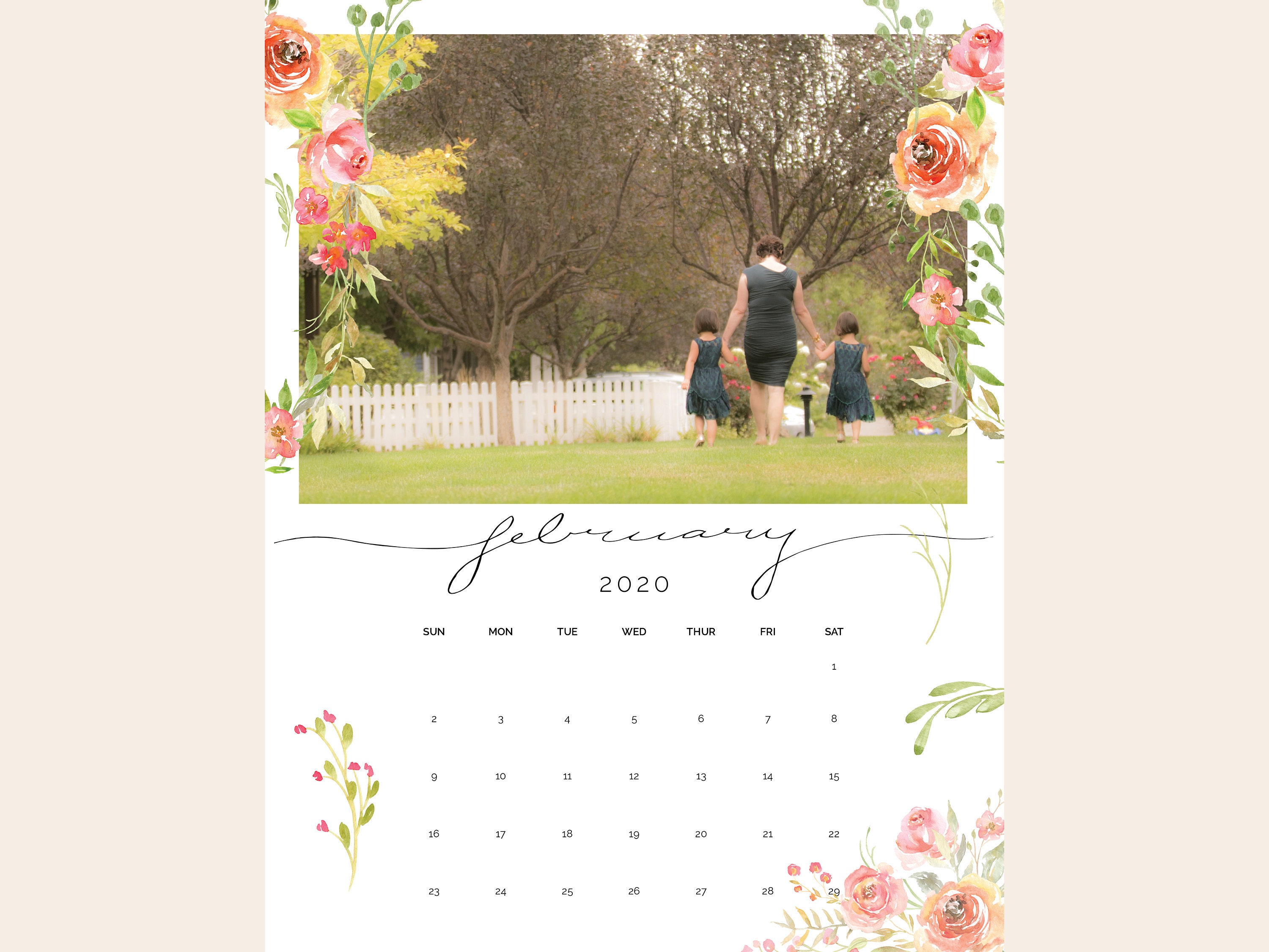 2024 Custom Calendar 2024 Personalized Calendar Using Your Etsy