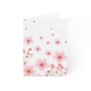 Conjunto de delicados cartões florais - Papelaria elegante para todas as ocasiões, aniversário, agradecimento, casamento, celebrações de primavera, bilhetes de amor