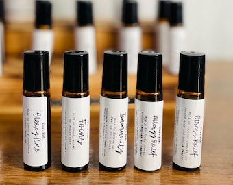 Aromatherapy Essential Oil Rollerball: Natural Vegan Skincare Gift