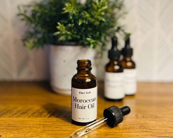Handcrafted Moroccan Argan Hair Oil: Plant-Based Frizz Control