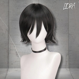Short Black Cosplay Wig, Costume Party, Anime Cosplay Wig for Men & Women, Heat-Resistant Fiber,Gift For Women, Gift For Her