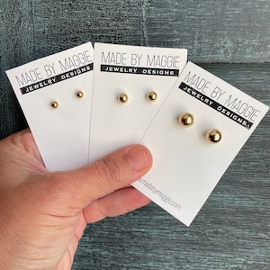 Ball Post earrings