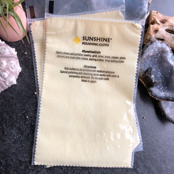 Large Sunshine polishing cloth for jewelry
