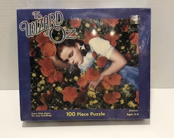 Vintage The Wizard of Oz 100 Piece Jigsaw Puzzle By Pressman Toy Co. New And Sealed