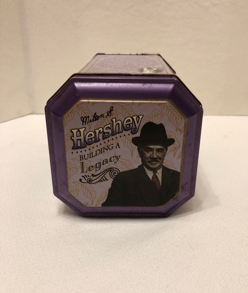 Milton S Hershey Collectible Tin Vintage Hershey Tin Etsy