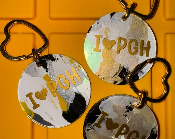 PGH Painted Keychain