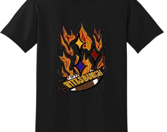PGH Football Flame Tee