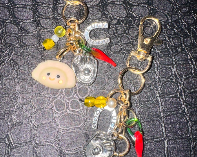 Good Luck Baseball Bag Charm