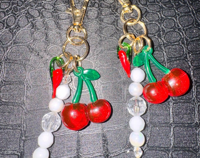 Cherry Bag Charm