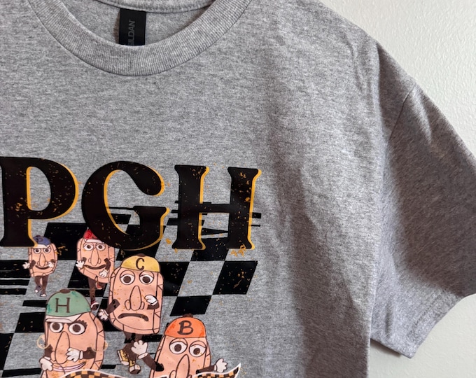 Pierogi Racing T-Shirt - Gildan Grey ADULT