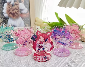 League of Legends Star Guardian Jinx Sona Kai&#39;sa Taliyah Gwen Acrylic Stand Figures