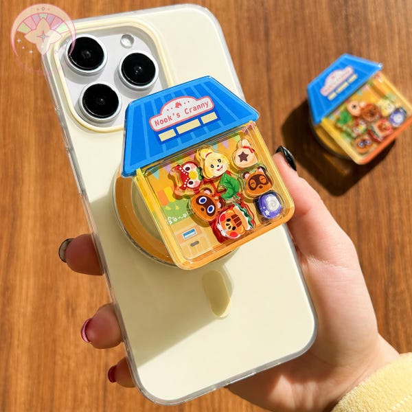 Animal Crossing Nook's Cranny Acrylic Shaker Magnetic Phone Grip