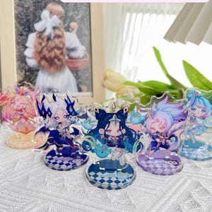 League of Legends Star Guardian Syndra Seraphine Akali Orianna Star Nemesis Morgana Acrylic Stand Figures