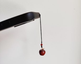 Love and Deepspace MC Apple Phone Strap Charm Caleb Carnelian Red Jasper