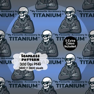 Roligt ortopediskt sömlöst mönster, sjuksköterska, fysio, kirurg digitalt papper, mitt favorittillbehör är titan digitalt papper, sublimering PNG