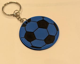 フランスのヴィンテージキーホルダーホルダーサッカーボールデザイン 