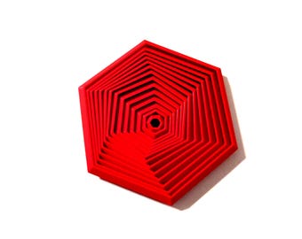 Hexagon Fidget (3d printed)