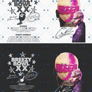 Chris Brown Breezy Bowl XX Tour 2025 TShirt PNG Design, Bootleg Tee, Instant Download And Ready To Print, File Download