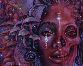Death Mother- limited edition prints by Ila Rose and Emily Kell