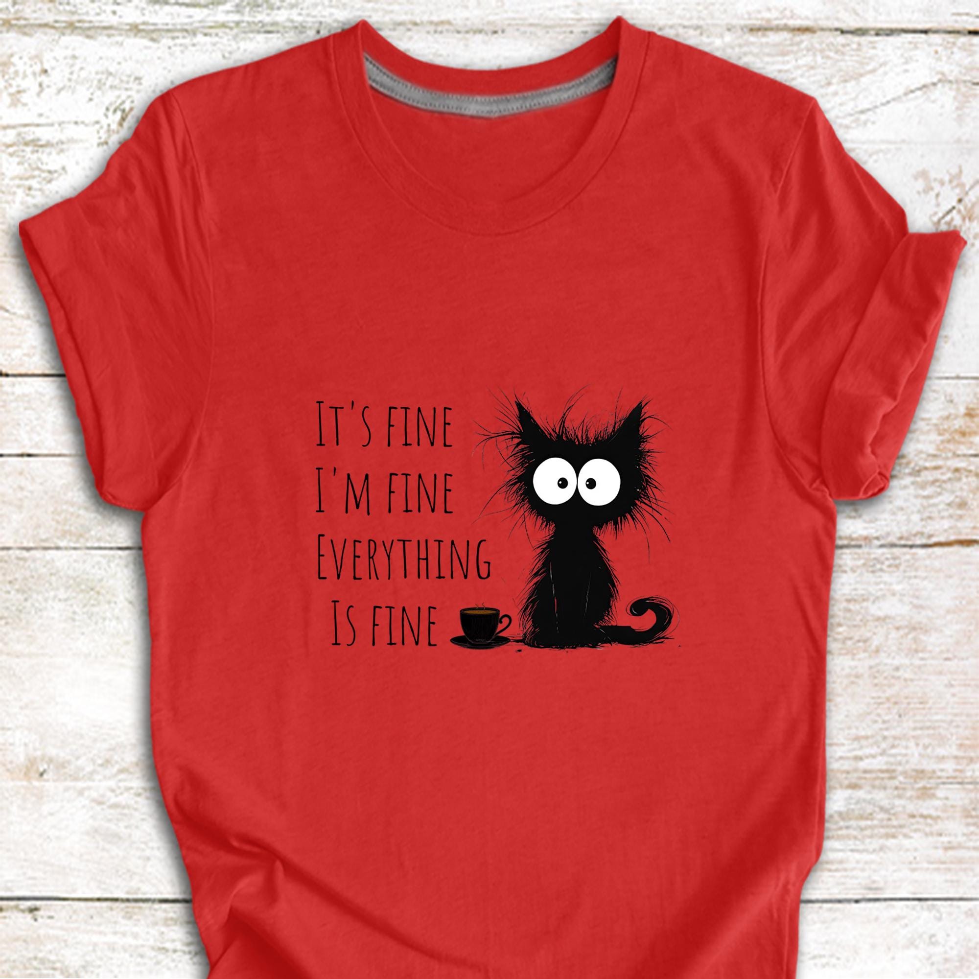 Funny Cat Design, Cat Lover Tshirt, Pet Parent Gift, Cotton Unisex Tee, Playful Cat Shirt, Cat Lover Gift, Cat Mom Gift, Pet Owner Tee
